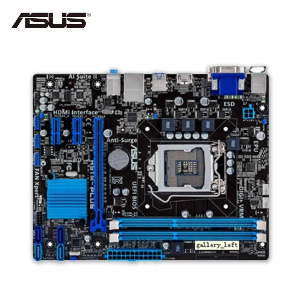 

Asus H61M-PLUS Desktop Motherboard H61 Socket LGA 1155 i3 i5 i7 DDR3 16G uATX On Sale