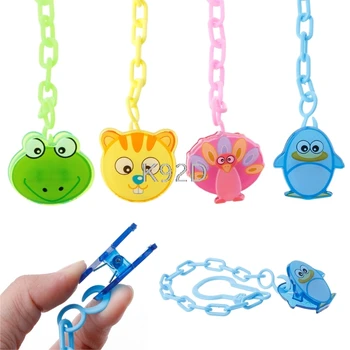 

Lovely Cartoon Baby Pacifier Chain Clip Anti Lost Dummy Soother Nipple Holder O30