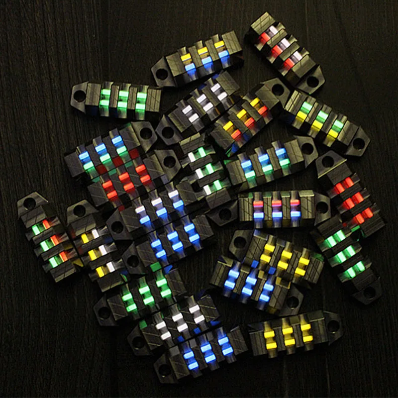 EDC Outdoor Automatic Light 25 Years Tritium Titanium Alloy Keychain Fluorescent Tube Lifesaving Emergency Lights Free shipping