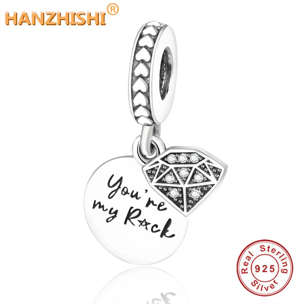 

2019 Summer Collection 925 Sterling Silver Round Dangle Charms Square Beads Fits Original Pandora Charm Bracelet Jewelry Making