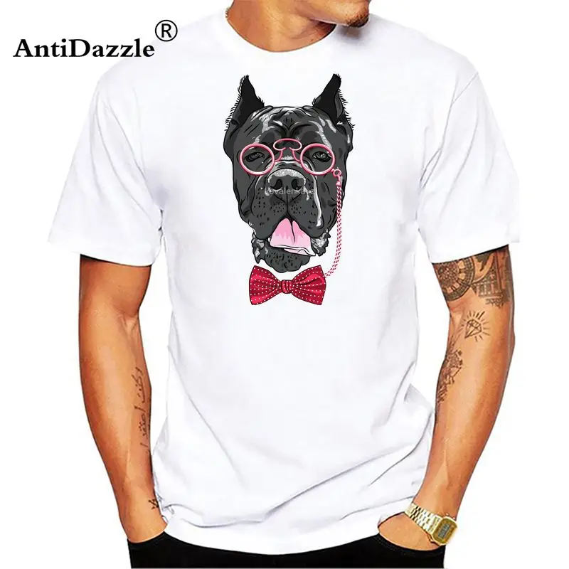 Antidazzle Tee Shirt Homme Cane Corso Dog TShirt Man Short Sleeve