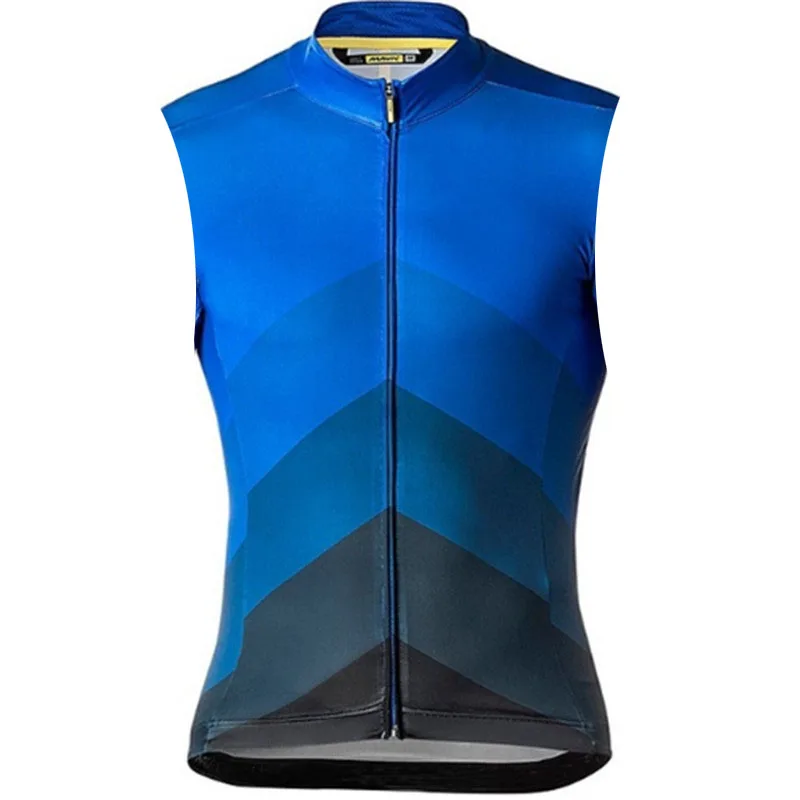 2019 Summer Mavic Pro Team Men Sleeveless Breathable Cycling Jersey Ropa ciclismo mtb Bike Clothes Quick Dry Bicycle clothing