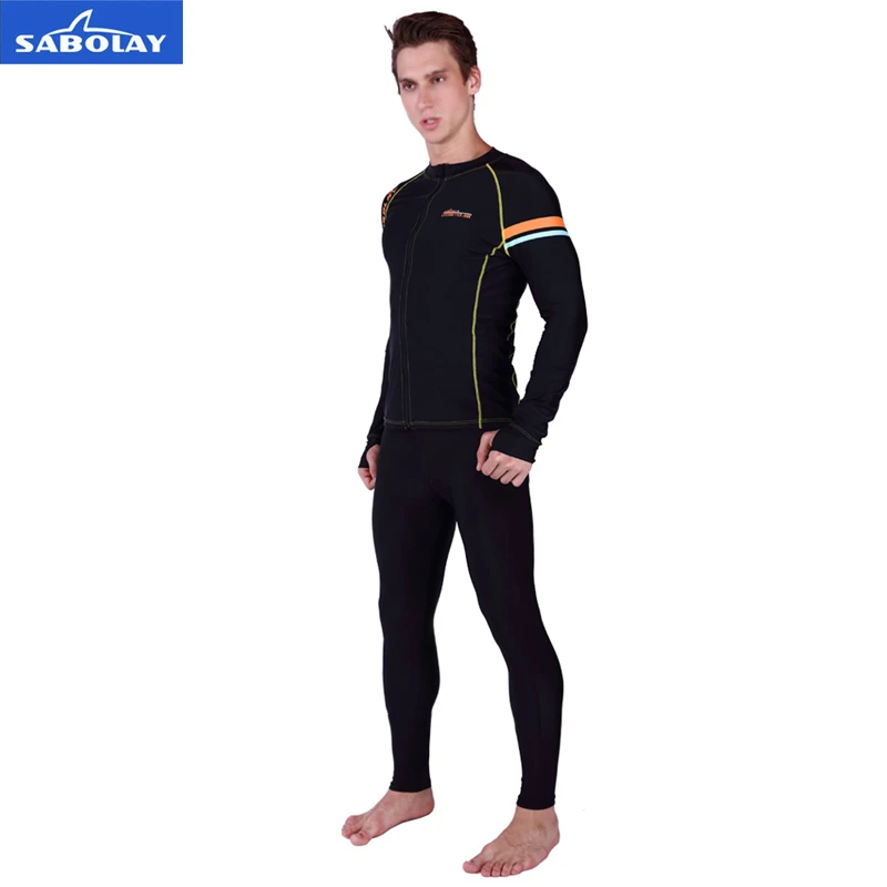 SABOLAY/женские и мужские рубашки для плавания с защитой от сыпи, кардиган для серфинга, очень эластичный, большой размер, с лайкрой, мягкие рубашки на молнии, брюки