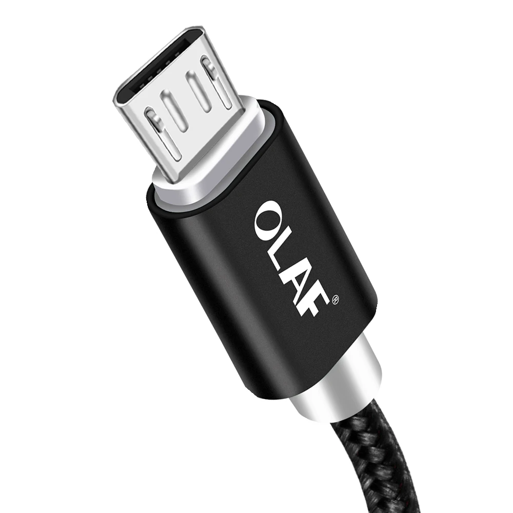 أولاف سريع شحن كابل يو اس بي s المصغّر usb كابل شاحن هاتف محمول يعمل بنظام تشغيل أندرويد كابل شاحن مزامنة البيانات لسامسونج ل Xiaomi 1 m/2 m/ 3 m الحبل
