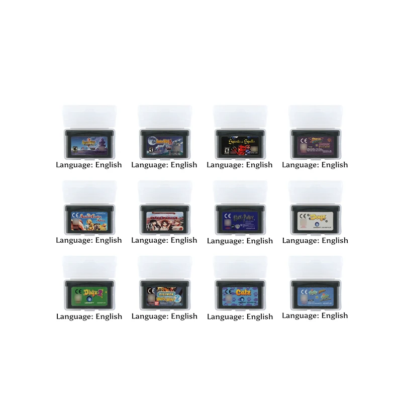 

32 Bit Video Game Cartridge Console EDU TCG Education Simulation Game Series US/EU Version English Language