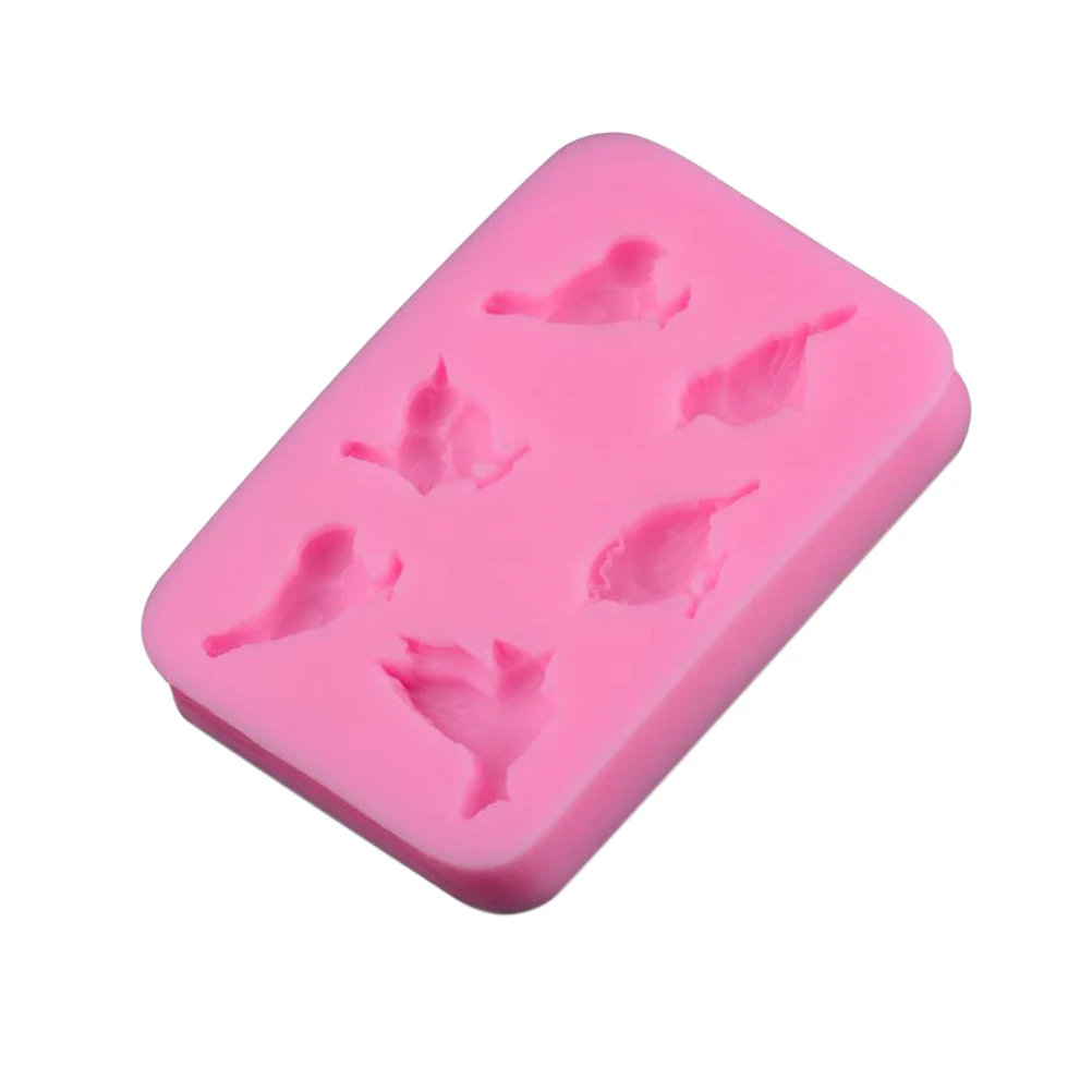 

Shape 3D Little Bird Silicone Cake Mold Bakeware Mold Tray for Fondant Chocolate Cake Mousse Muffin Dessert Mold Tray Bakeware