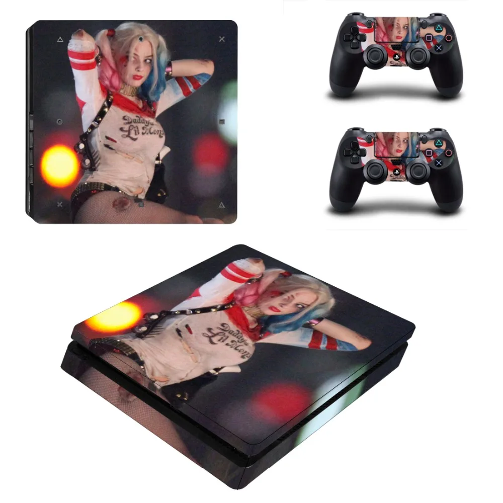 Супермен флэш человек Harley Quinn PS4 тонкий стикер кожи для PlayStation 4 консоль и