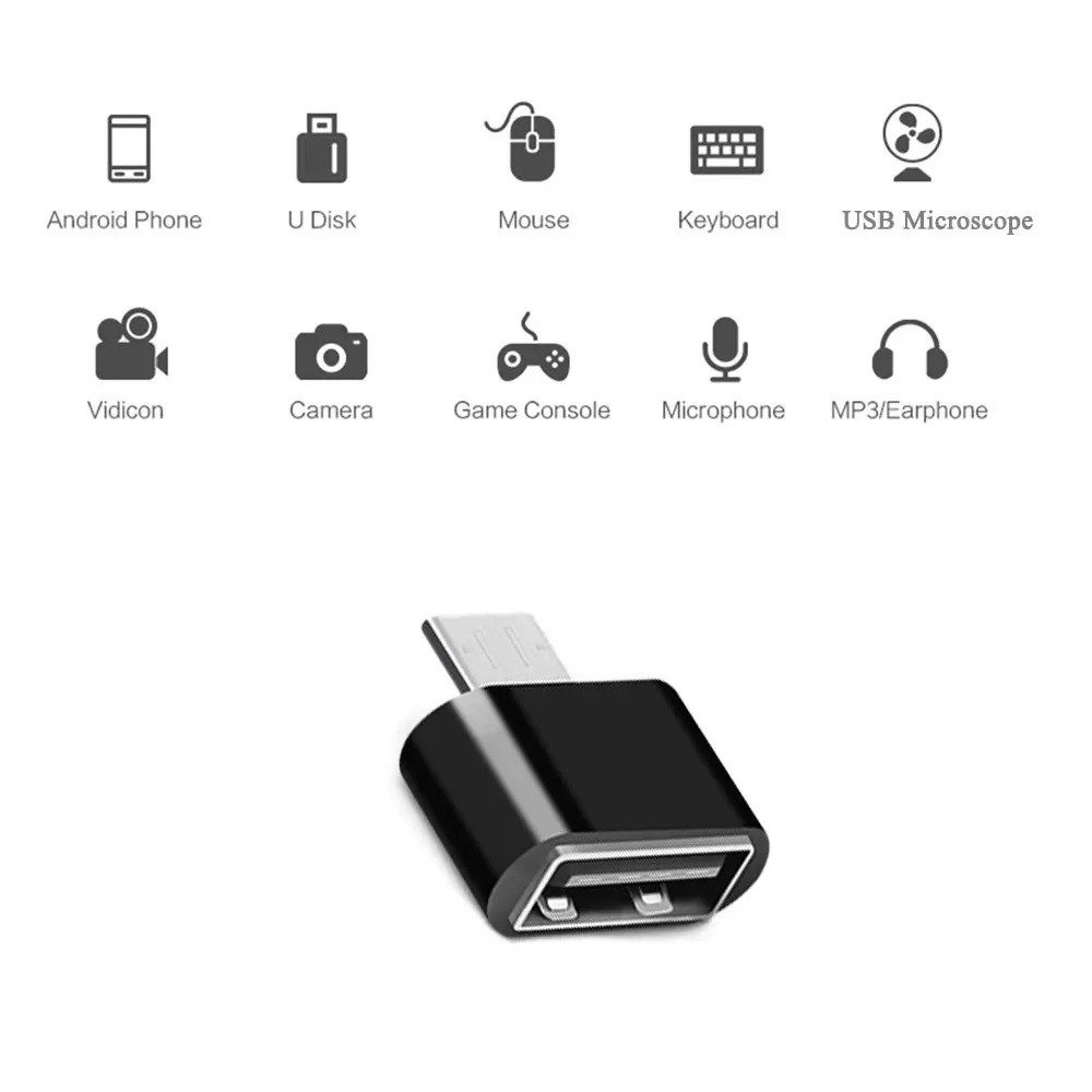 Адаптер Ascromy USB C OTG для huawei P20 Lite Xiaomi Redmi Note 7 Pro samsung Galaxy S9 S8 Plus Oneplus 6 6T 5 type C Phone USBC