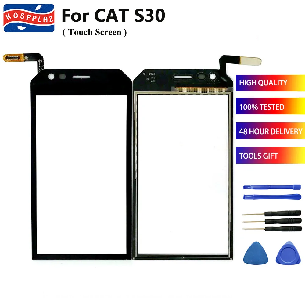 

4.5" Mobile Phone Touchscreen For CAT S30 Touch Screen Glass Panel Touch Screen For CAT S 30 Digitizer Sensor With Tools
