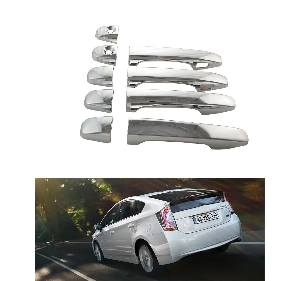2012 2013 2014 2015 для Toyota Prius xw30 крышка ручки двери ABS хромированные аксессуары наклейки