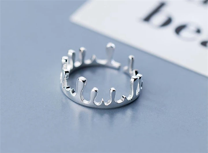 Новейшее индивидуальное модное кольцо с волшебной короной для женщин, свадебные подарки, 925 серебряный материал