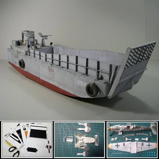 Papercraft Ww2 Ship Ninjatoes Papercraft Weblog Papercraft World