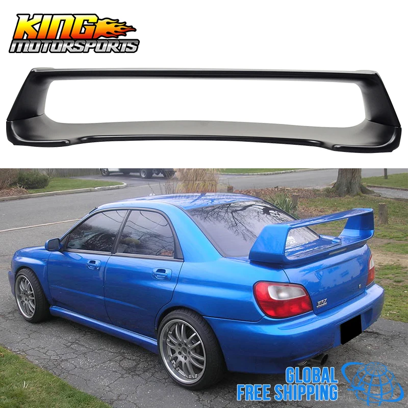 

For 2002-2007 03 04 05 06 Subaru Impreza WRX Sti OE Trunk Spoiler Wing & 3RD Brake Light Global Free Shipping Worldwide
