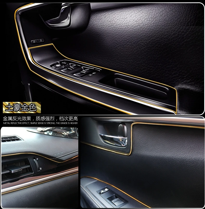 

2018 Car Interior decoration line Accessories Styling For Skoda Octavia a5 a7 Yeti Roomster Fabia Rapid Superb Car Accessories