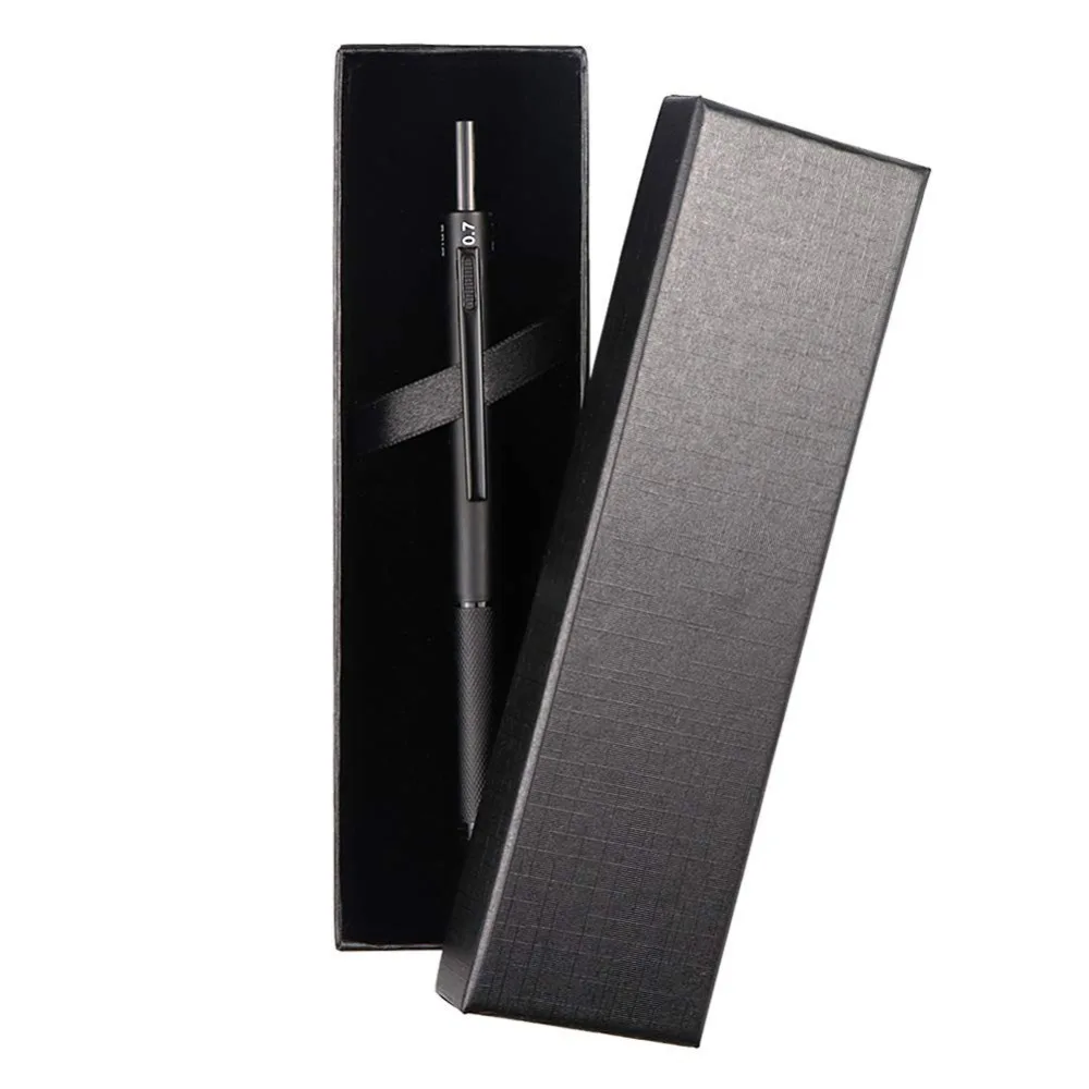 

1pcs 4-in-1 Multicolor pen - Metal Cased - Black , Blue , Red Ballpoint pen and 0.5mm pencil