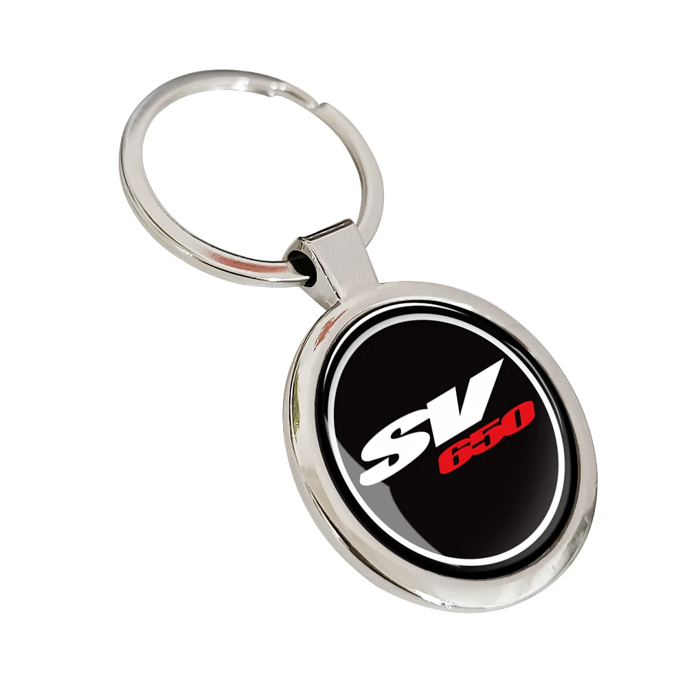 

Chrome Motorcycle Keychain Key Ring Case for Suzuki SV650 SV650S SV 650