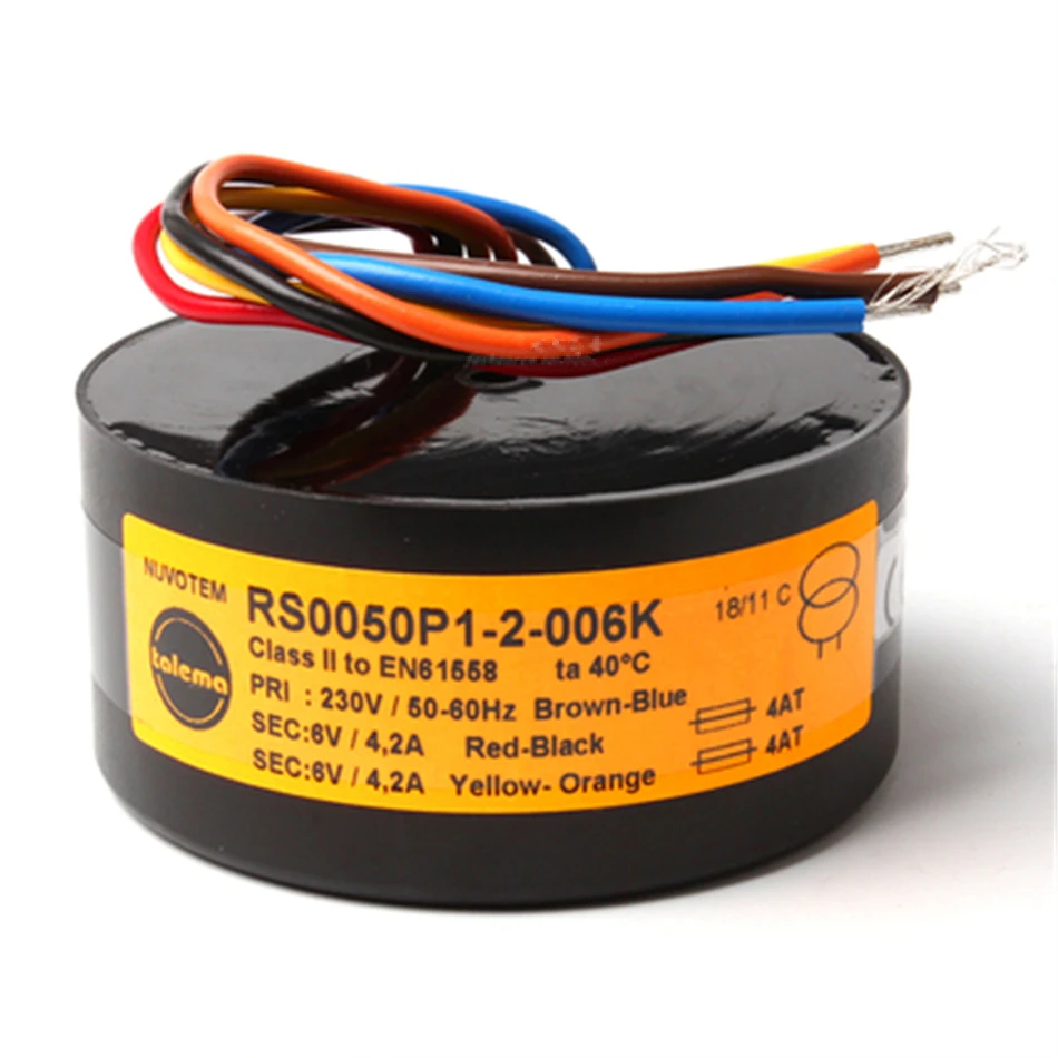 T 027 2*6V 9V 12V 15V 18V 25V 50VA Новый тороидальный трансформатор Talema RS Nuvotem 50W| |