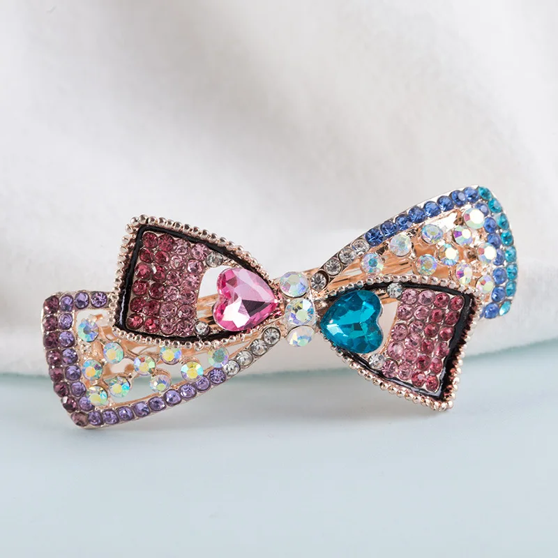 

1PC Women Retro Vintage Crystal Rhinestone Mini Butterfly Crown Hairpins Hair Claws Hair Clips Barrettes Hair Accessories