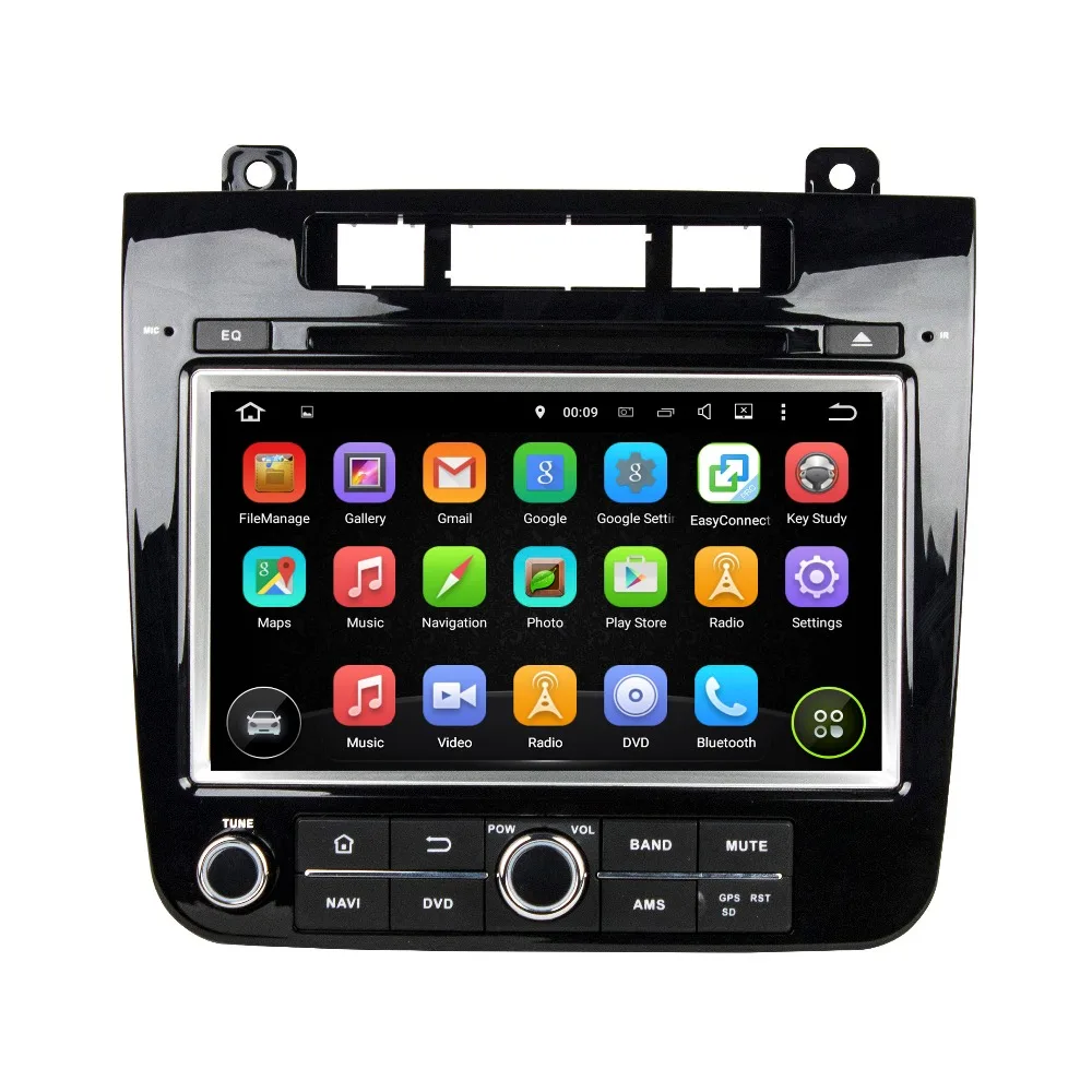 Sale KLYDE 2 Din 8" Android 8.1 Car Radio For Volkswagen TOUAREG 2010-2014 Multimedia Player Flansh 16GB Stereo DVD RAM 2GB Car Audio 0