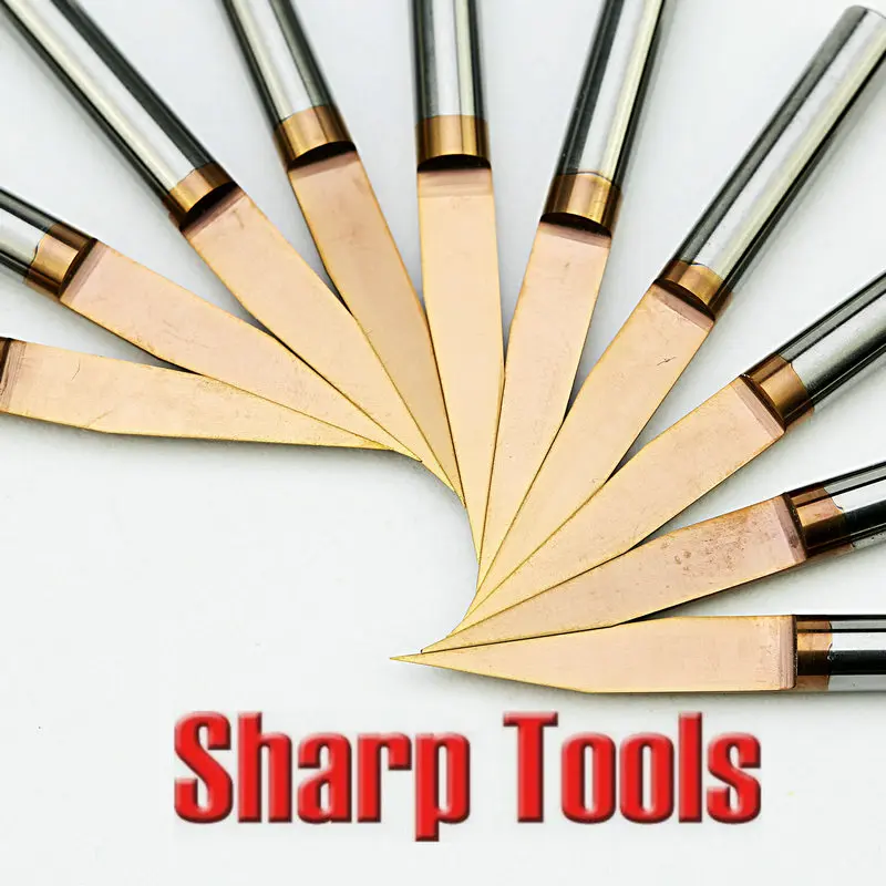solid carbide endmill set woodworking milling cutter cnc engraving tools