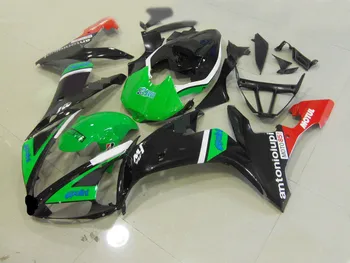 

Injection mold Fairing kit for YAMAHA YZFR1 04 05 06 YZF R1 YZF1000 2004 2005 2006 ABS Green black Fairings set+gifts YB09