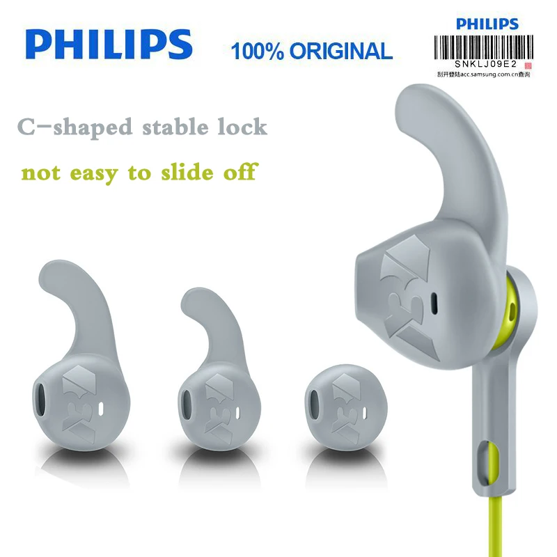 Оригинальные спортивные наушники Philips SHQ1300 с 2 наушниками фиксированное Высокое