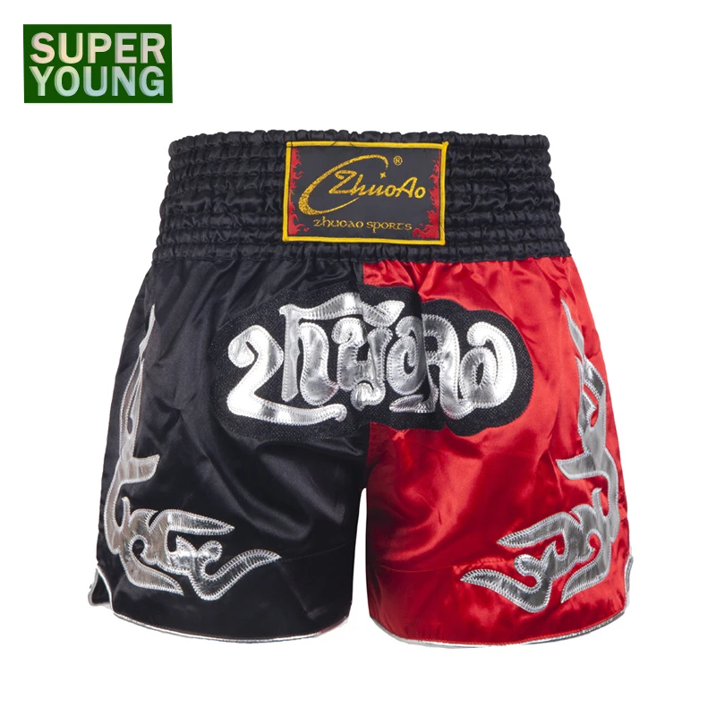 

Men Kick Boxing Shorts Muay Thai Boy Fight Grappling Trunks Children Sanda Training Sportswear Kids Kickboxing Fitness Gym Pants