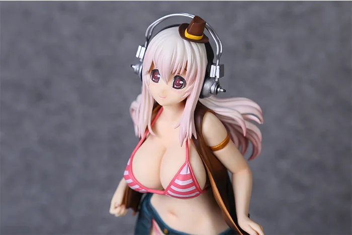 Игрушка мечты FURYU SONICO игрушки фигурка супер Соник купальник Ver. Сексуальные ПВХ Джинсы Sonic аниме Фигурное бикини сексуальная девушка фигурка