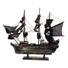 Caribbean пиратский 1670 деревянные ремесла парусная лодка фигурка орнамент винтажная модель парусника модель корабля Домашний декор 60X9X58 см