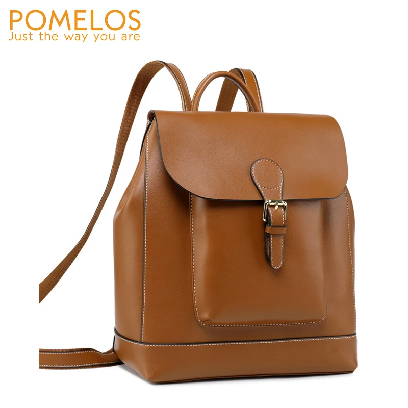 

POMELOS Backpack Women Genuine Leather 2018 New Arrival Women Backpack High Quality Designer Fashion Backpack For Urban Girls
