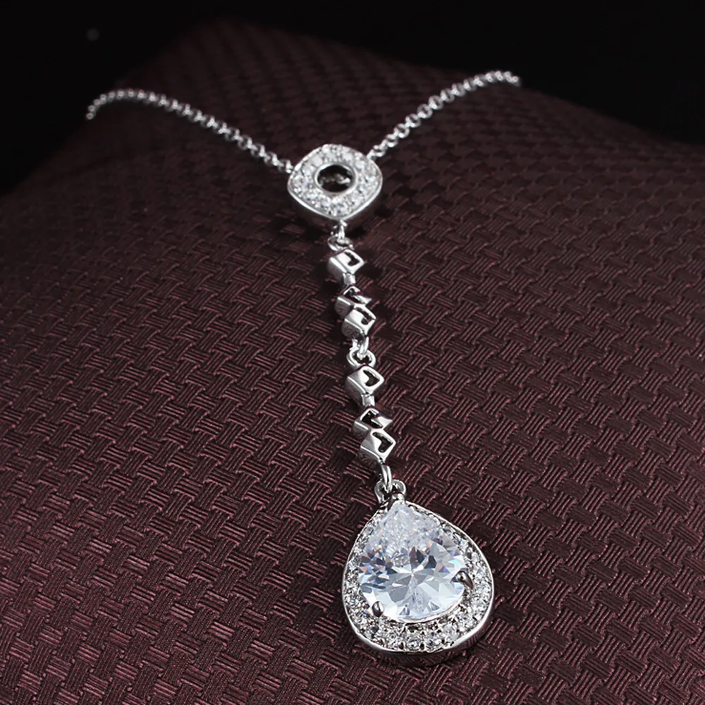 Kwastje Drop Hanger Wit Goud Gevuld Womens Hanger Collierdrop pendant