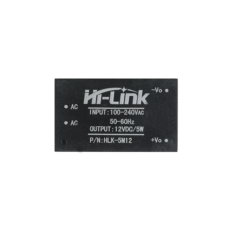 HLK-5M05 HLK-5M12 AC-DC 220V 5V 12V Мощность Модуль преобразователь переменного тока в постоянный, стабилизированный понижающий модуль низкий уровень пульсаций