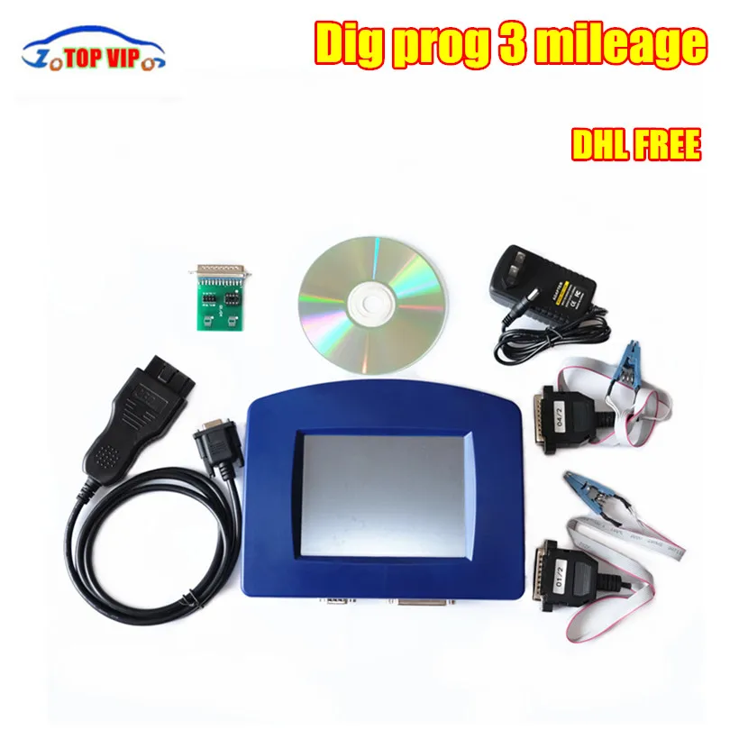 

DHL Free DigiprogIII Newest digiprog 3 v4.94 4.94 Odometer tool digiprog iii New Ver. mileage correction with OBD interface OBD2