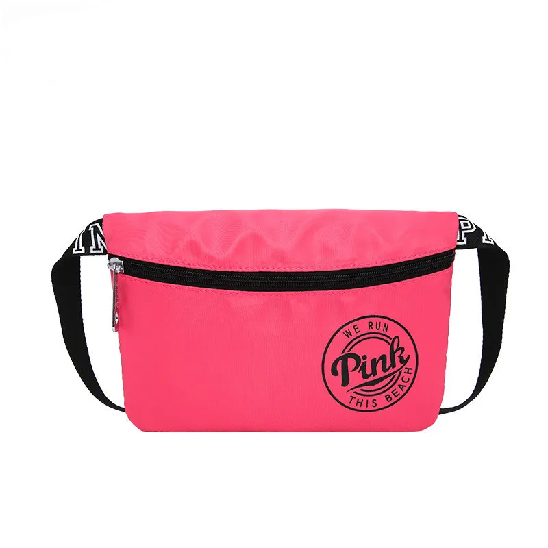 2018 New Design Weekend Travel Waist Pack Beach Women Bag Pink WATERPROOF VS Bag-in Waist Packs ...