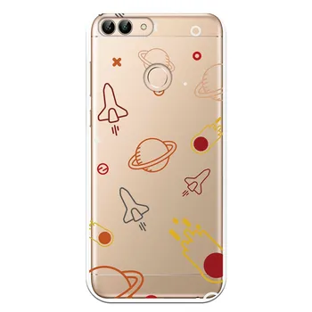 

Stand case costume drawing Space WP018 for Huawei P Smart