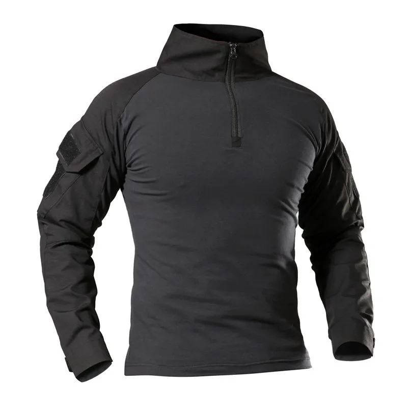 

Army SWAT Long Sleeve T-Shirt Men Spring/Summer Tactical Quick Dry T Shirt Breathable Casual Tees Camouflage Paintball Clothes