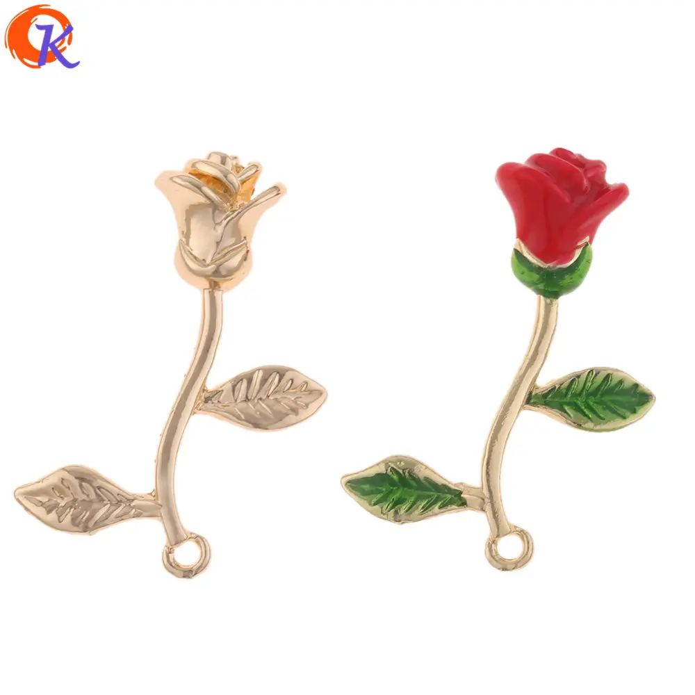 

Cordial Design 50Pcs 27*29MM Jewelry Accessories/DIY Earrings Making/Rose Flower Shape/Charms Pendant/Hand Made/Earrng Findings
