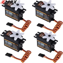 4set lot EMAX ES3005 Analog Metal Waterproof Servo with Gears 43g servo 13KG torque for RC