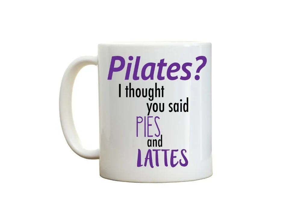 

Pilates Cup Home Decal Procelain Tea Ceramic Coffee Mugs Beer Friend Cups Milk Cups