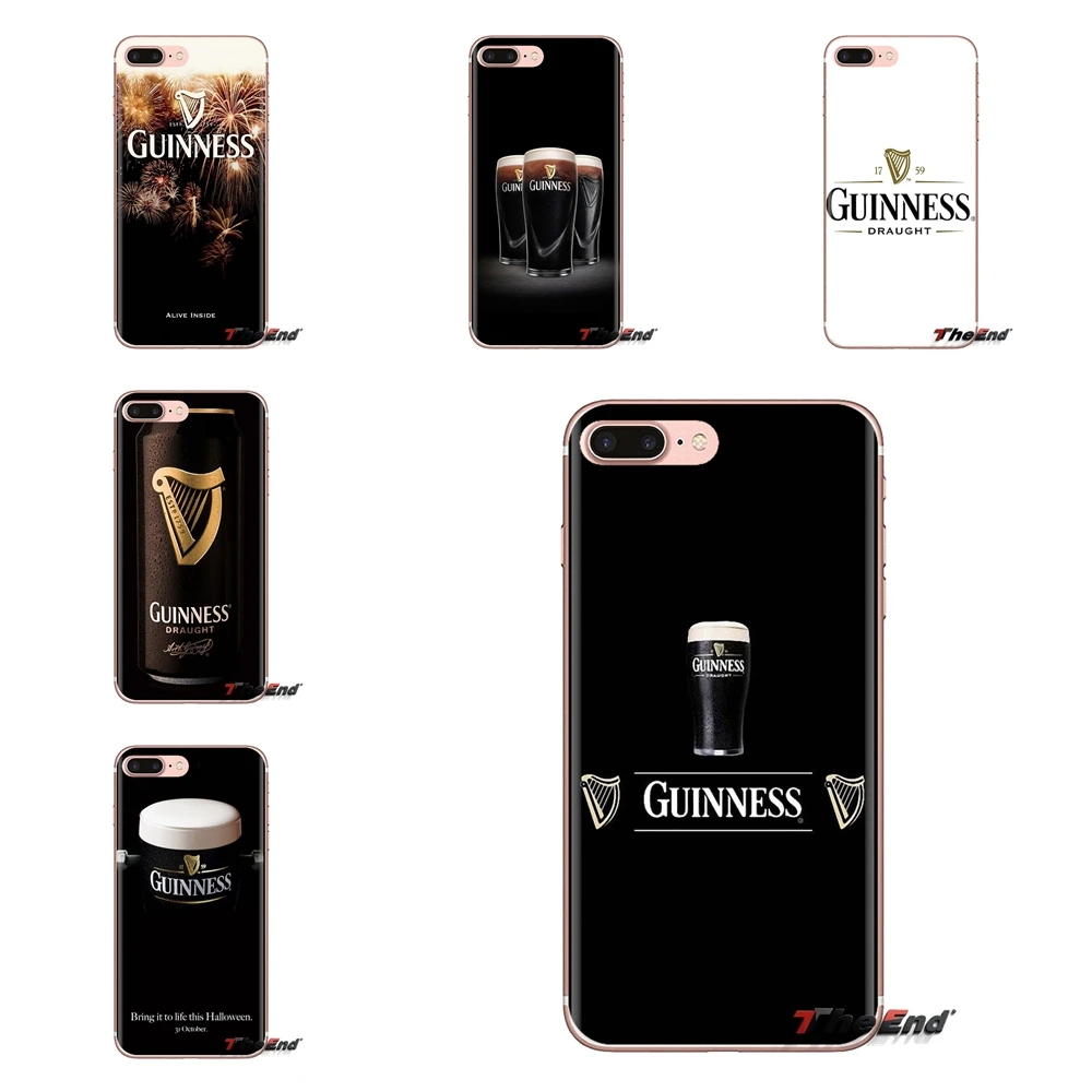 

For LG G3 G4 Mini G5 G6 G7 Q6 Q7 Q8 Q9 V10 V20 V30 X Power 2 3 K10 K4 K8 2017 Flexible guinness beer TPU Transparent Cases Cover