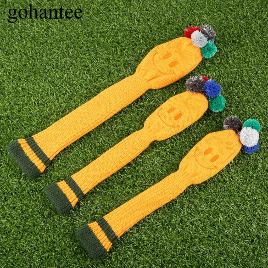 3 قطعة/المجموعة ابتسامة تصميم محبوك النسيج سائق نادي الغولف الهجينة أغطية الرأس خشبية/الخشب الممر السالك غطاء الرأس ل تايلور تيتليست 3 قطعة/المجموعة ابتسامة تصميم محبوك النسيج سائق نادي الغولف الهجينة أغطية الرأس خشبية/الخشب الممر السالك غطاء الرأس ل تايلور تيتليست