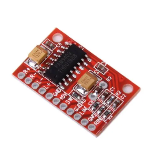 AAAE Top High-Power 2-Channel 3W PAM8403 Audio Super Mini Digital Red Amplifier Board | Электроника