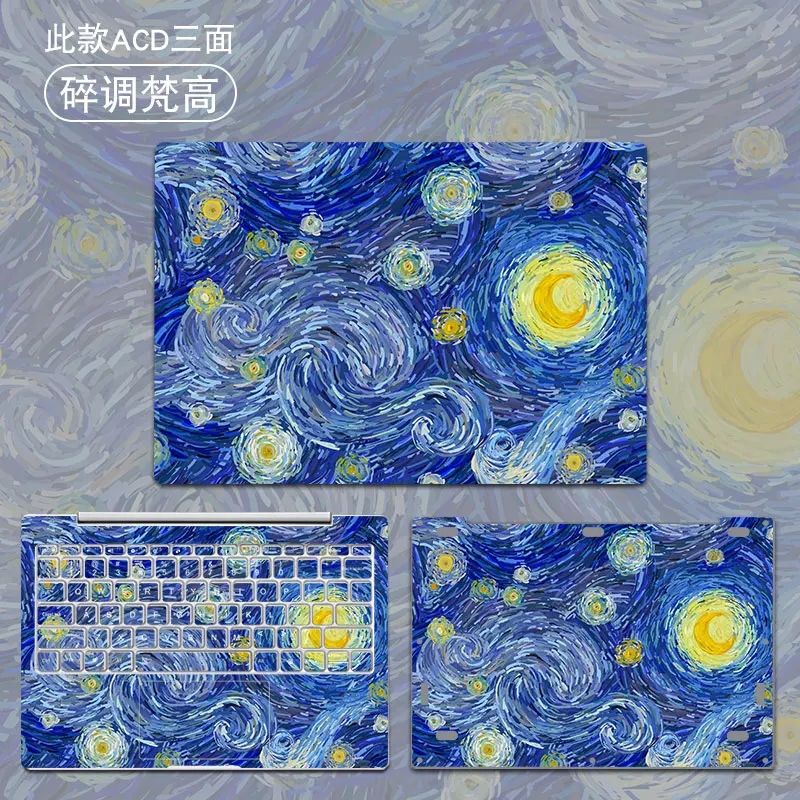 Наклейка на весь корпус для Xiao mi notebook mi Air 12 13 Pro 15,6 цветная наклейка для ноутбука Xiao mi Ga mi ng notebook 15,6