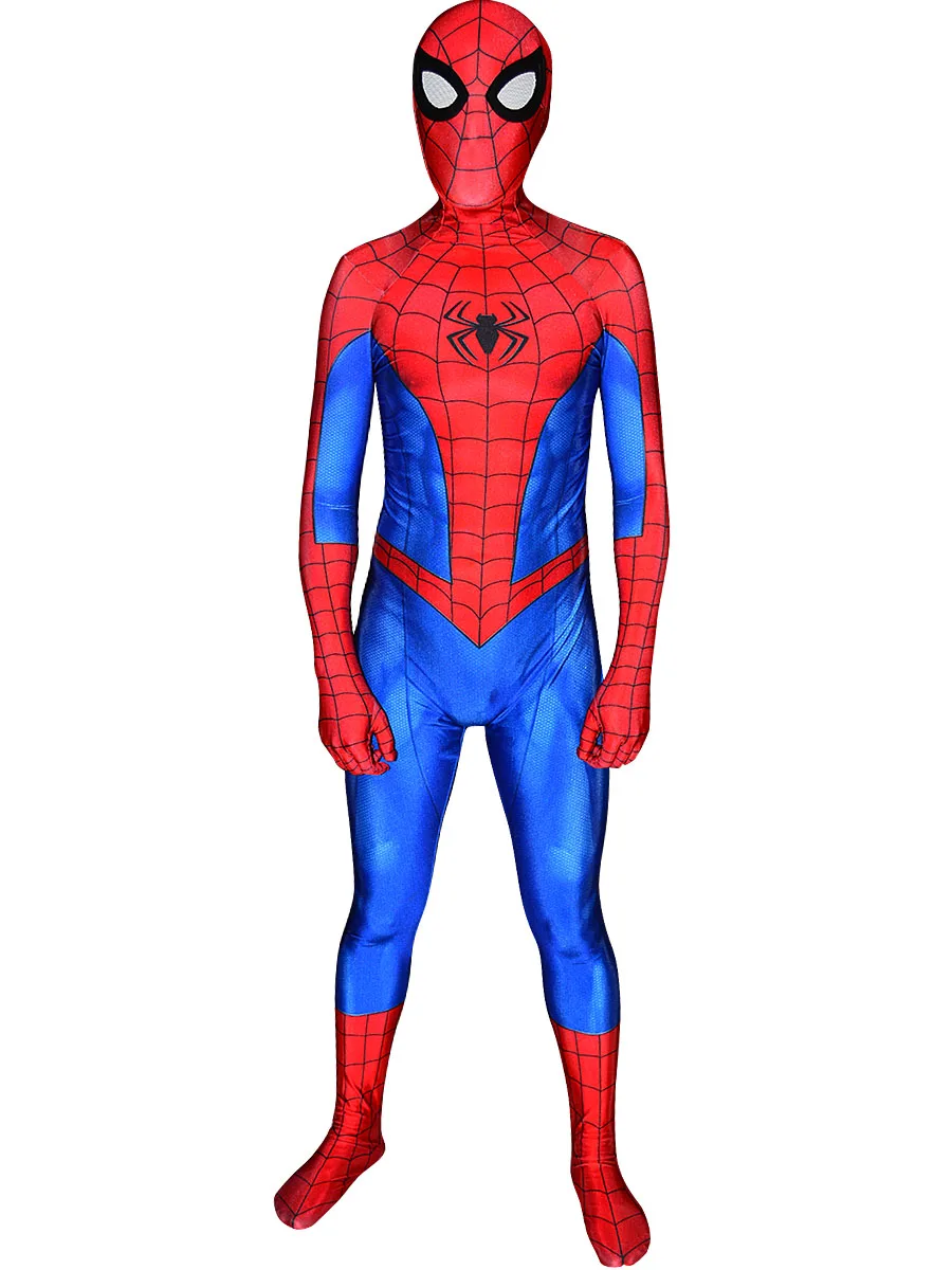 

PS4 insomniac Spider-Man Cosplay Costume Spider Game Lycra Spandex 3D Print Halloween Spiderman Cosplay Costume BodySuit