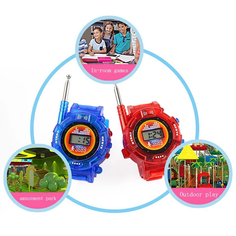 Детские игрушки часы рация Военная интерактивная игрушка для кемпинга