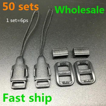 

50sets wholesaleCamera neck strap Transfer rope buckle micropore anti-lost accessories for DSLR mirrorless nylon stainless steel