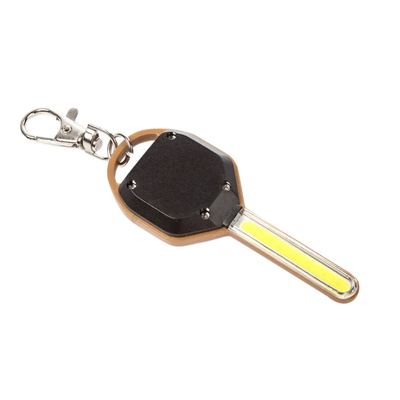 Super Bright Keychain Flashlight Torch LED Light COB Key LED Light Lamp Camping Lantern Night Lighting Key Lamp Zaklamp 40JY2306