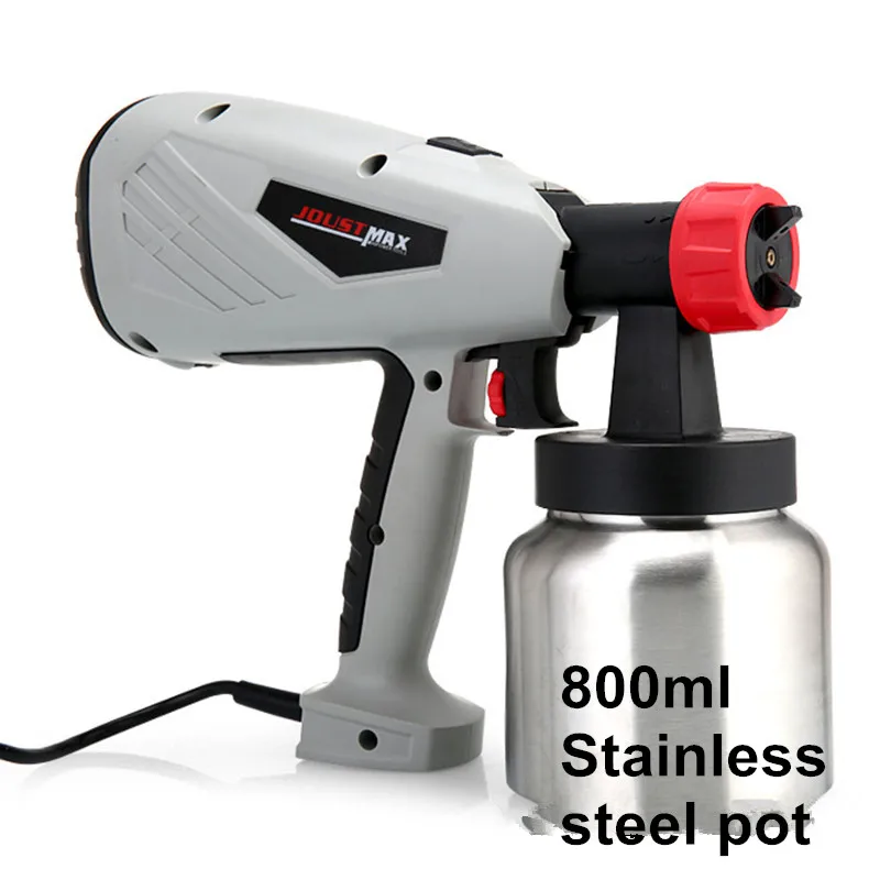 800W removable high voltage electric spray gun, nozzle adjustable spray