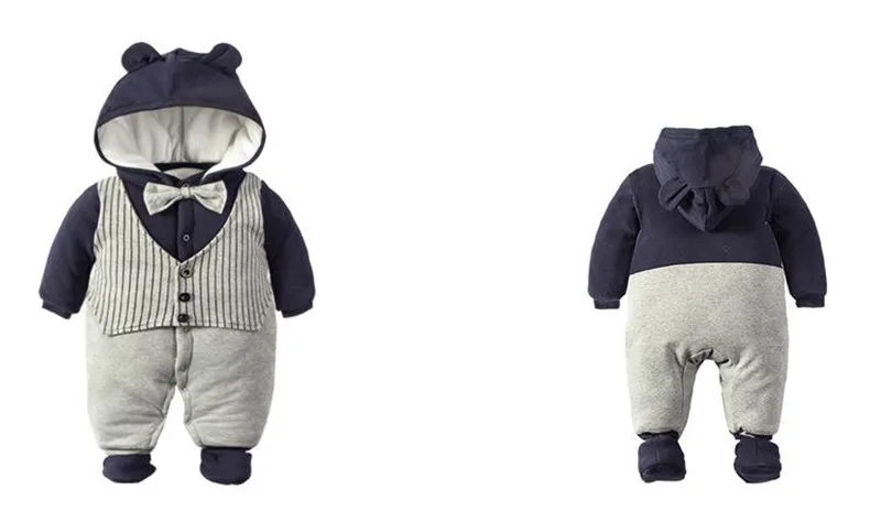 Winter New Cartoon Deer Animal Newborn Rompers Fashion Cotton Baby Boy Clothes Bebe Girl Cute Clothes Stripes, Camouflage Wear04