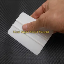 100 шт./лот, белый скребок с логотипом на заказ, инструменты для Обертывания автомобилей